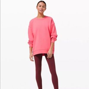 Lululemon perfectly oversized guava crew sweatshirt | size 10